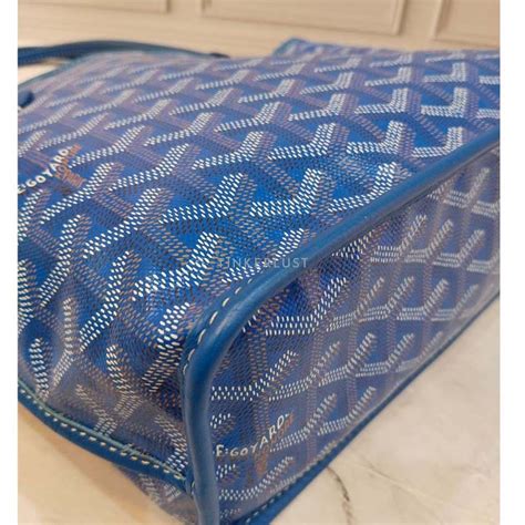 mini blue goyard|goyard mini anjou blue.